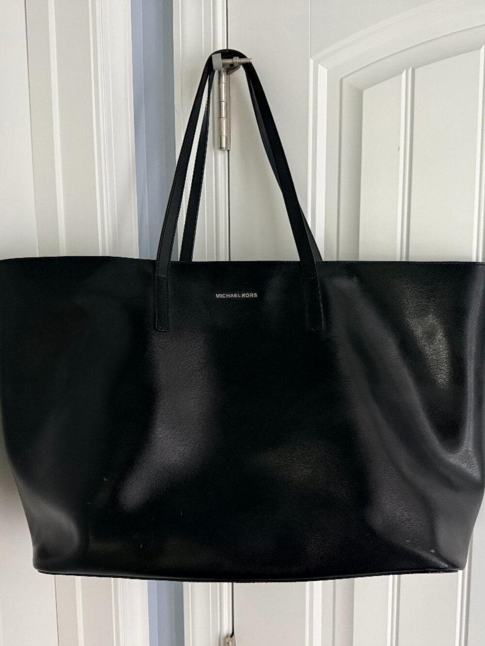 Previously Loved Michael Kors EMRY XL Black Leather Tote